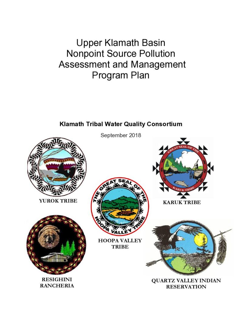 Cover of Upper Klamath Basin Nonpoint Source Pollution Assessment and Management Program Plan. 78p
