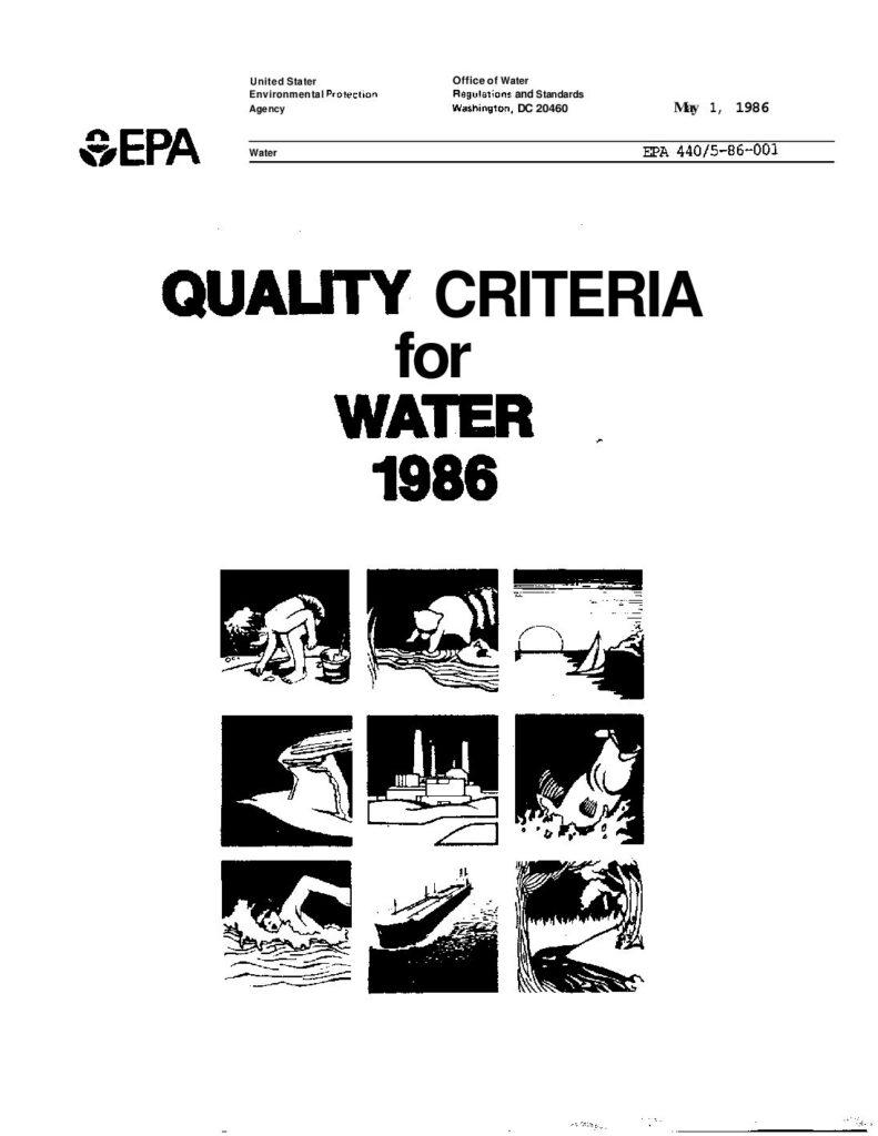Cover of Ambient Water Quality Criteria for Dissolved Oxygen. EPA 440/5-86-003. Office of Water. April, 1986. (5.2 Mb)